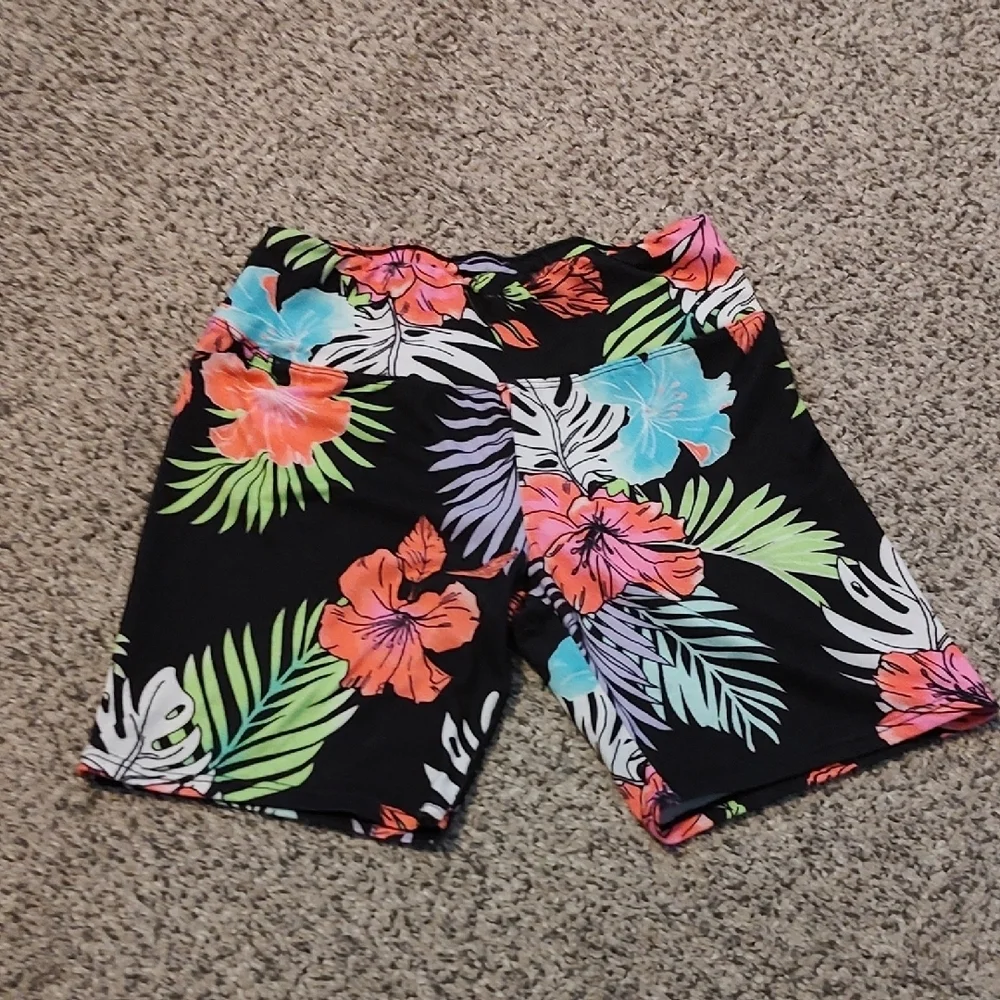Floral Print Girl Sleep Shorts